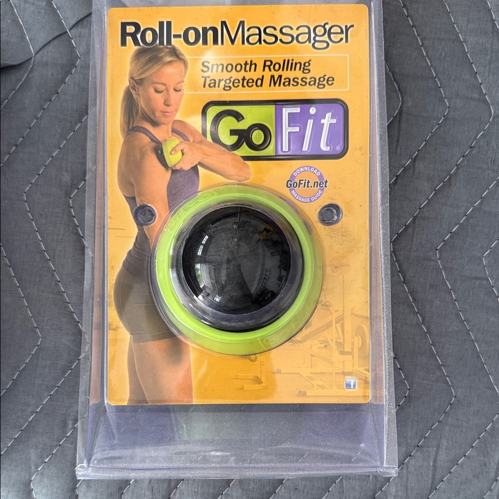 Roll-on Massager - Black and Green NEW IN BOX